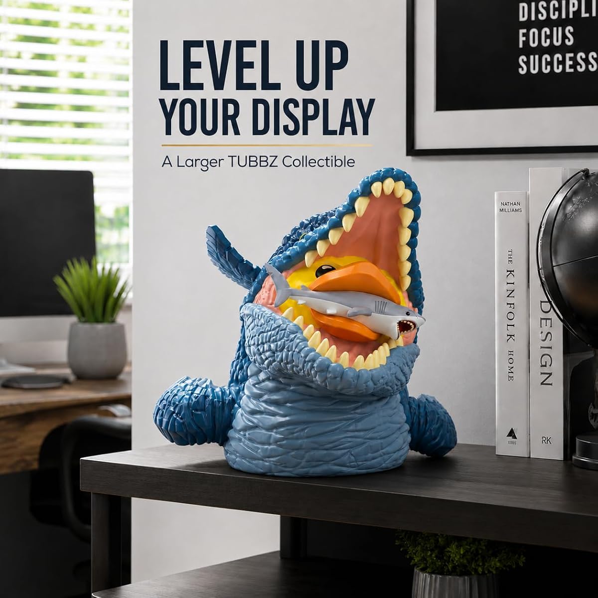 TUBBZ XL: Jurassic World Rebirth - Mosasaurus Giant Cosplay gumowa kaczka figurka kolekcjonerska