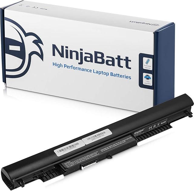 NinjaBatt Battery for HP 807957-001 807956-001 HS03 HS04 HSTNN-LB6V 807612-421 HSTNN-LB6U 250 G5 807611-421 15-AF067SA TPN-I119 843532-851 - High Performance [4 Cells/2200mAh/33Wh]