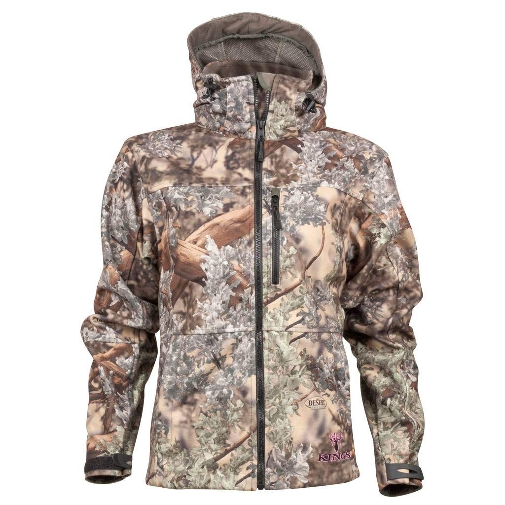 Amazon.co.jp: King 's Camo Ladies風Defenderフリース迷彩ジャケット