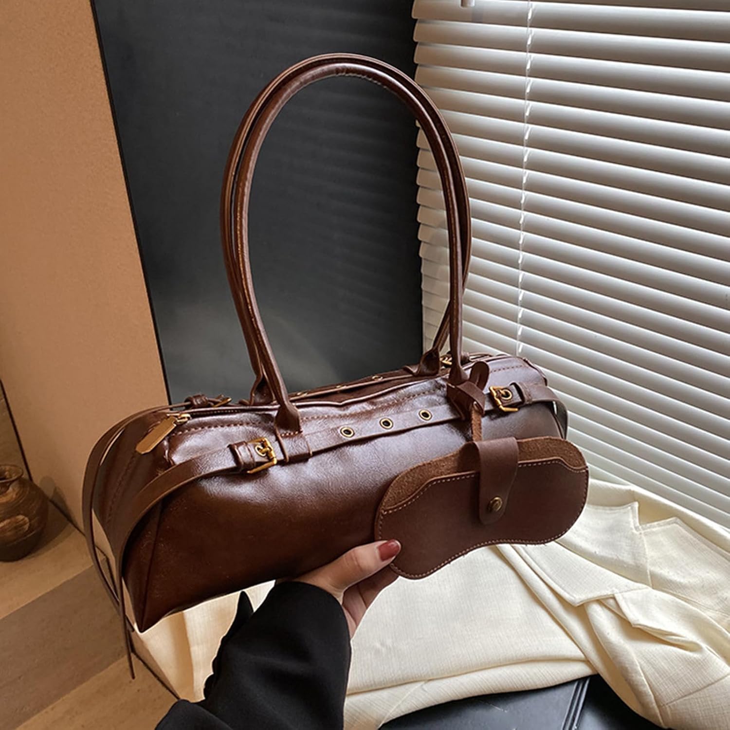 女性用ショルダーバッグ ハンドバッグショルダー クロスボディバッグ トレンディレザートートハンドバッグ エレガントなホーボーハンドバ