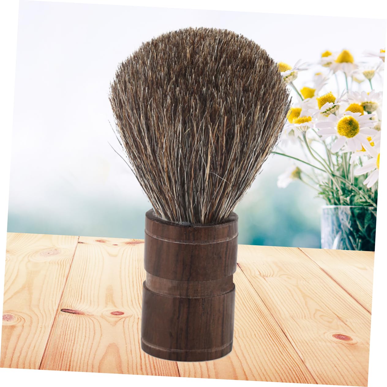 Angoily 3 Pezzi Di Pennello Da Barba Con Manico in Legno E Setole Per Uomo E Per Strumento Per La Del Viso Per Papà E Compleanno