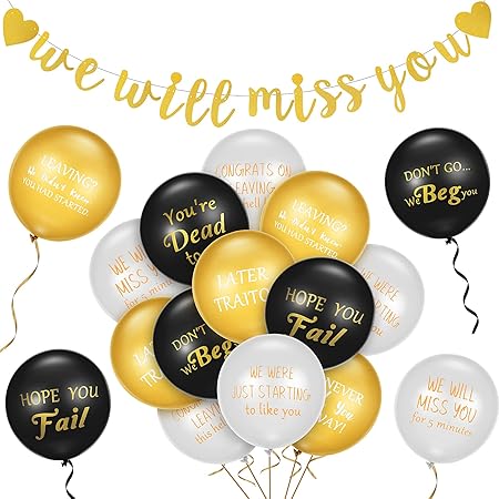 Amazon Co Jp Going Away パーティーデコレーション 送別会 パーティー装飾 45個 さようならパーティーバルーン 1個 We Will Miss You ゴールドバナー 同僚退職 装飾 ラテックスバルーン 同僚 別れのお祝いに おもちゃ Amazon Co Jp Going Away パーティーデコレーション 送別会 パーティー装飾 45個 さようならパーティーバルーン 1個 We Will Miss You ゴールドバナー 同僚退職 装飾 ラテックスバルーン 同僚 別れのお祝いに おもちゃ