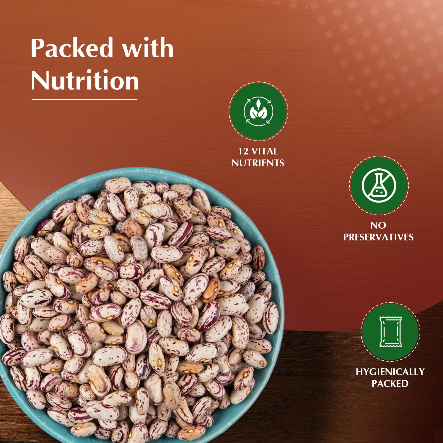 Amazon Brand - Vedaka Unpolished Chitra Rajma | 500 G | Premium Chitra Rajma - Image 4 thumbnail