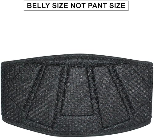 Miniatura 5 de ESTREMO Cinturón de neopreno para levantamiento de pesas de 6 pulgadas para ejercicios de entrenamiento de fitness, sentadillas, lumbar,