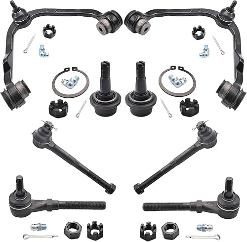 ASTARPRO - Kits de suspensión de 8 piezas 2WD Delantero Superior Brazo de Control Rótulas de Barra de Lazo de Reemplazo para Ford F-150 Expedition