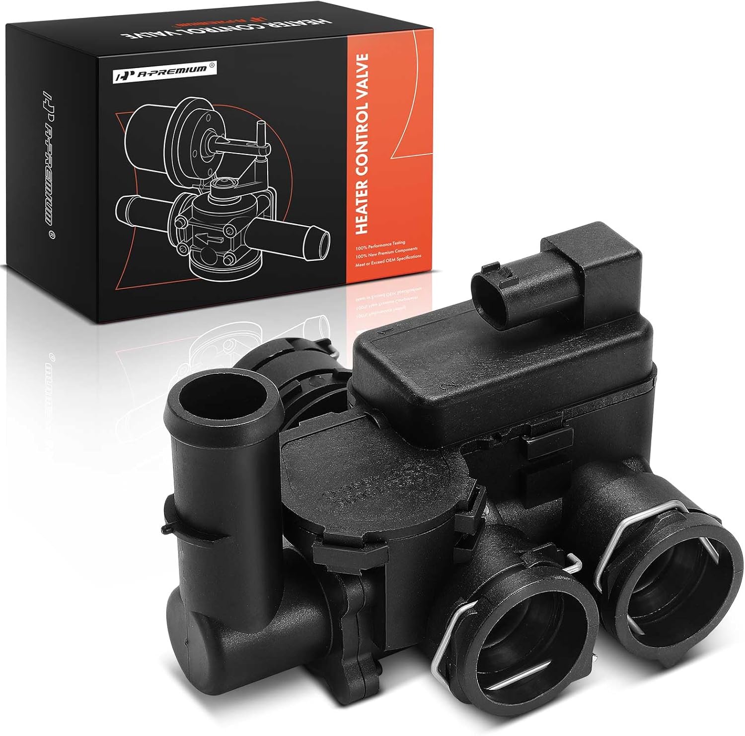 A-Premium Heater Control Valve Compatible with Mercedes-Benz Models - CLS500, CLS55 AMG 2006, E320 2005-2009, E350 2006-2009, E500, E55 AMG 2003-2006, E550, E63 AMG 2007-2009 - Replaces 2118320084