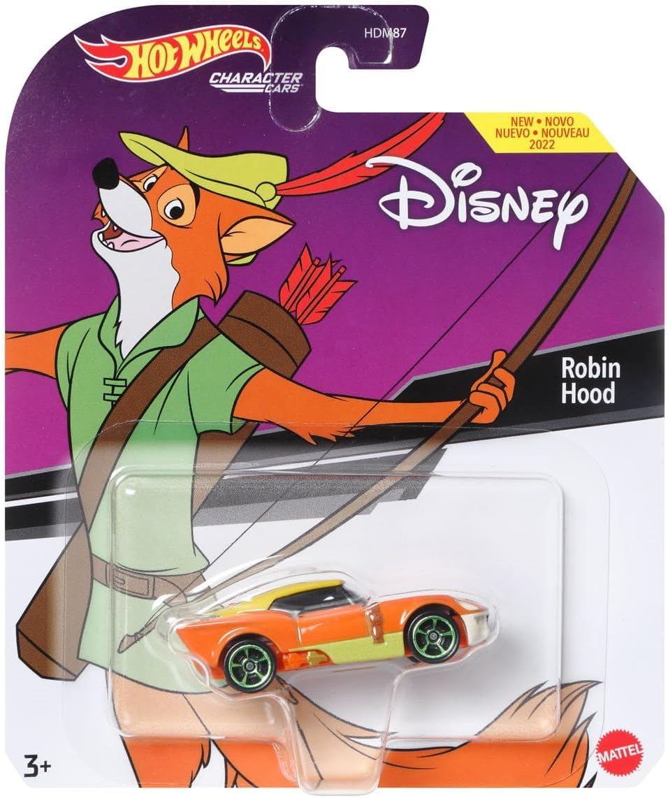 Hot Wheels Disney Character Cars 2022 Release HDM87-956B with 8 Diecast Vehicles in Sealed Case