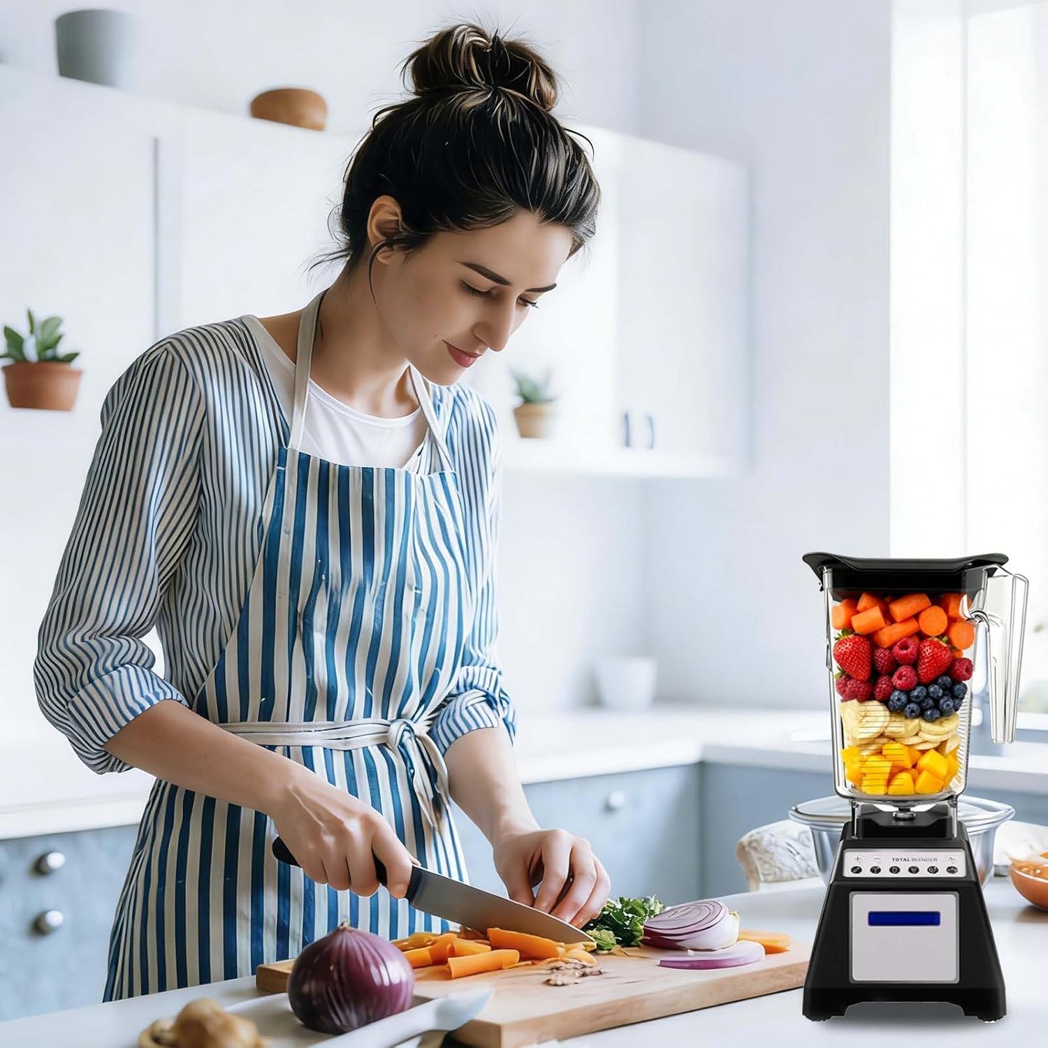 For Blendtec Wildside+ Jar Replacement Blender Pitcher Container- Compatible with Classic 570, 575, Total Blender Classic; Designer 625, 650, 725, 750; Professional 800; Commercial 825, 885 - Image 6