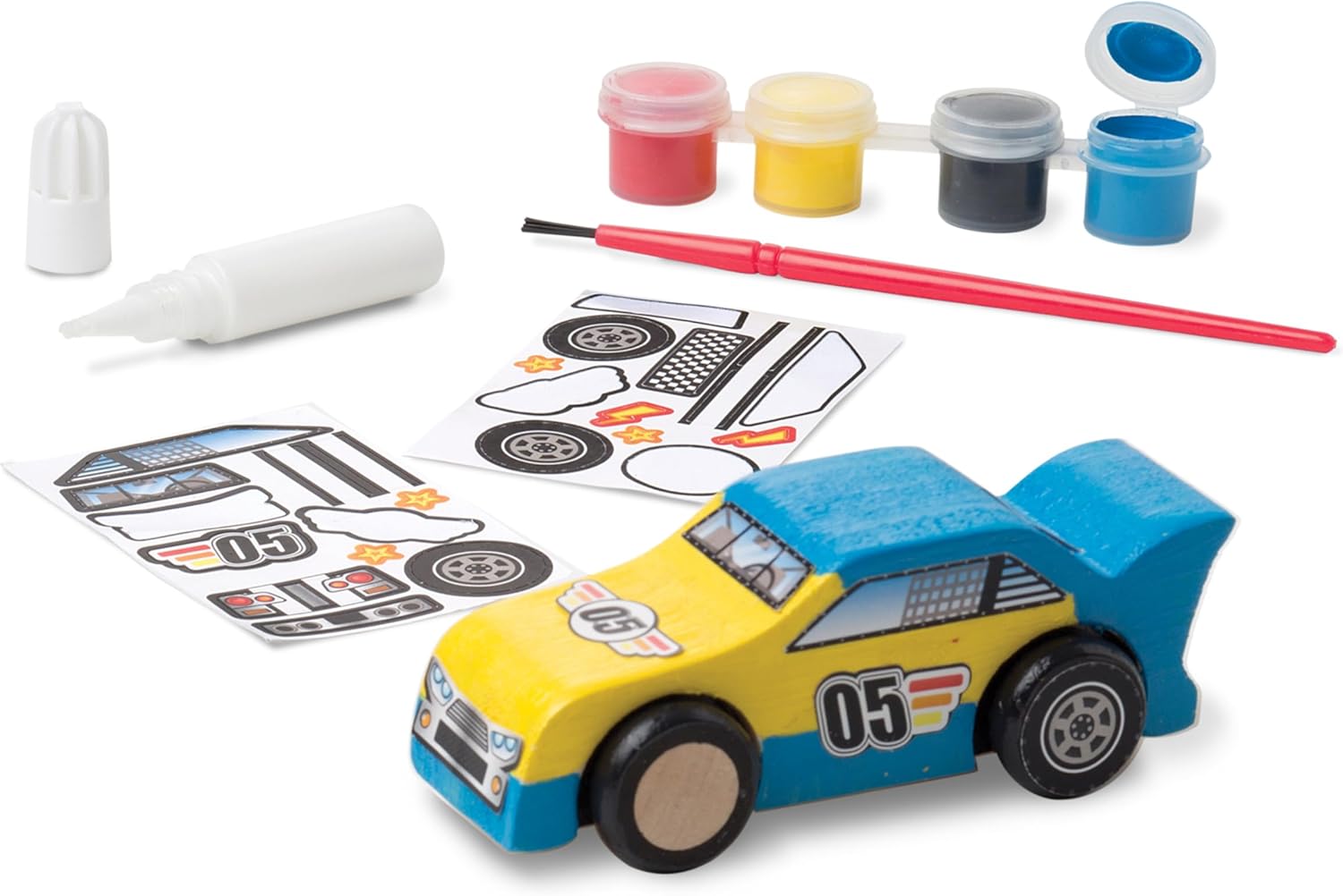 Melissa & Doug Created by Me! Race Car Wooden Craft Kit