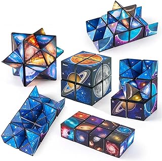 Star Cube Magic Cube, 2 in 1 Infinity Cube Decompression Puzzle Cube Fidget Toy Birthday Christmas Children's Day Gifts for Kids and Adults