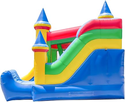 Commercial Grade Bouncing Castle Kingdom Bounce House 100% PVC with Blower and Slide