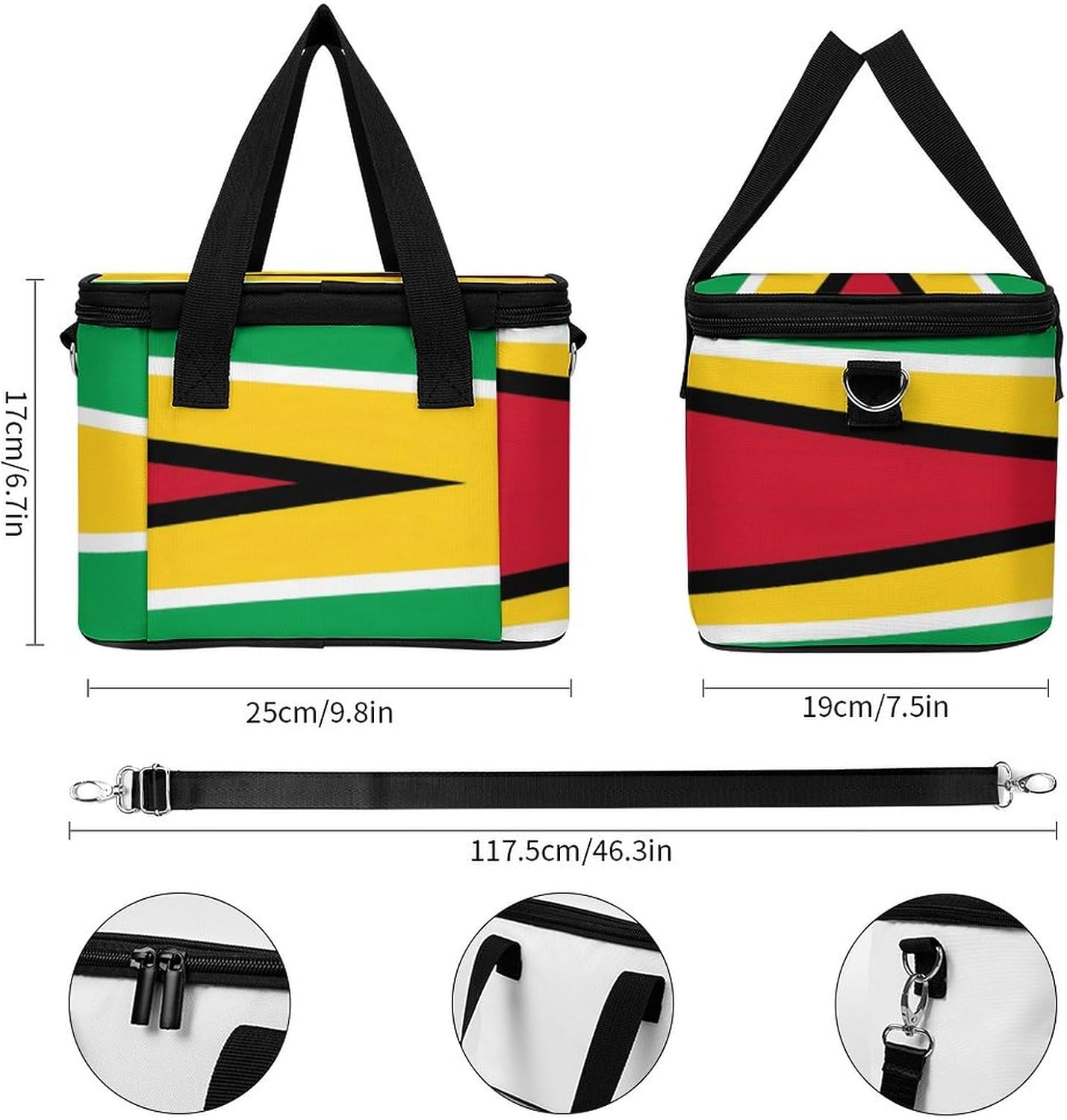 Collapsible Cooler Bag Camping Cooler Tote Lunch Cooler Insulated Waterproof Lunch Box for Picnic Beach Travel