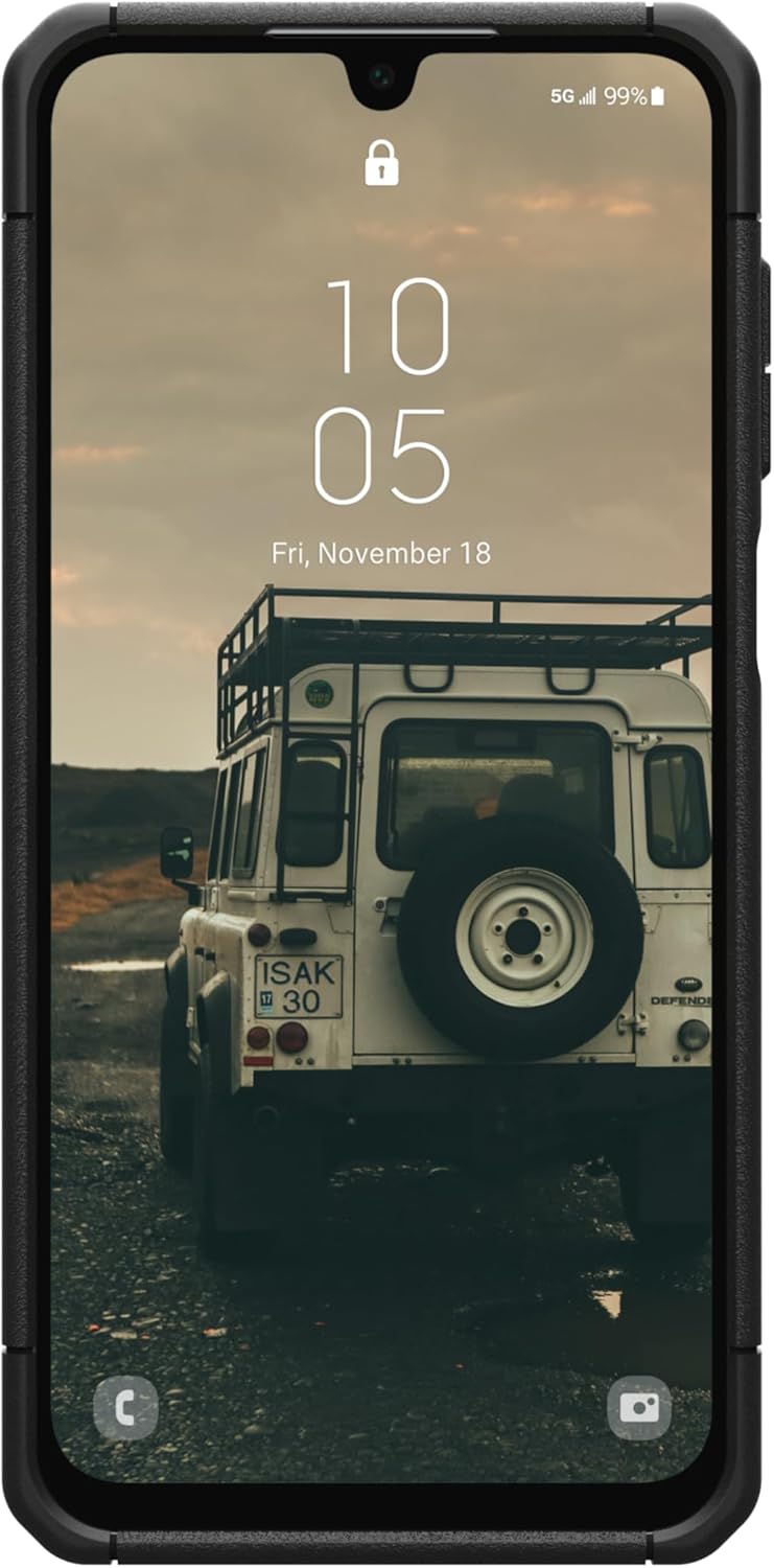 URBAN ARMOR GEAR UAG Designed for Samsung Galaxy A16 5G SM-A166 Scout Case, Rugged Heavy Duty Shockproof Anti-Slip Military Grade Protective Cover, Black