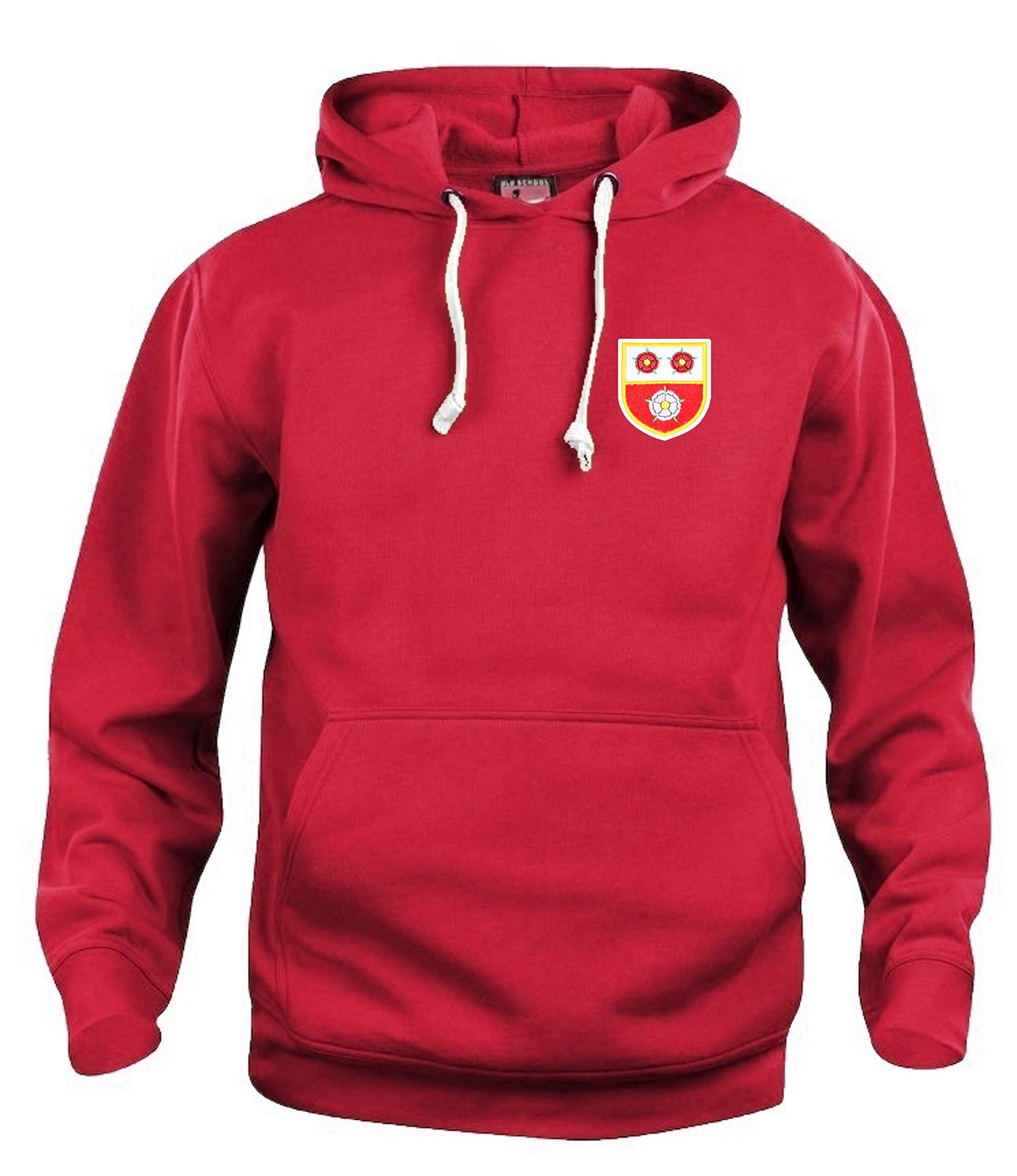 Old School Football Unisex Red Southampton 1940S Retro Football Hoodie Embroide Logo