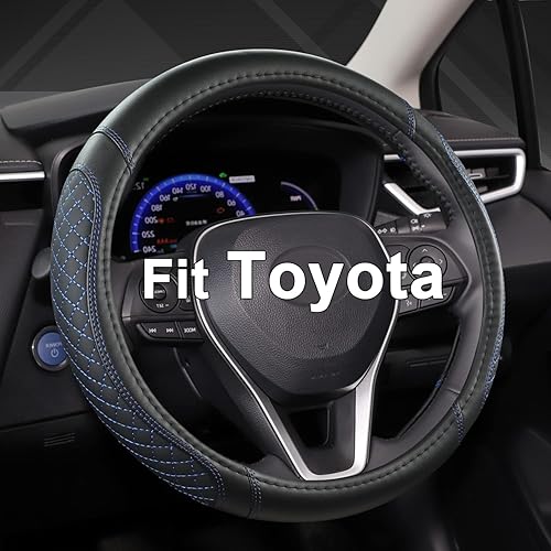 Miniatura 11 de West Llama - Funda para volante de automóvil personalizada para Toyota Prius, 86, 13.75-14.25 pulgadas