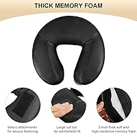 Vista 3 de VARIPOWDER Mesa de masaje ajustable con cojín de almohada, mesa de masaje, silla de cama, reposacabezas y almohada facial, plataforma de masaje