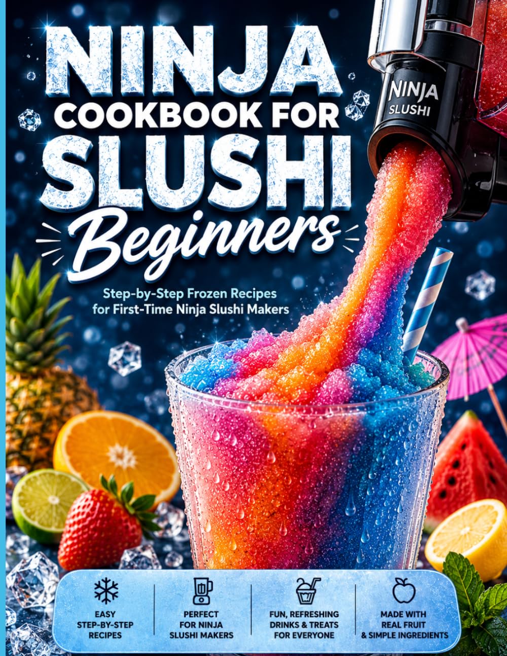 Ninja Cookbook for Slushi Beginners: Step-by-Step Frozen Recipes for First-Time Ninja Slushi Makers