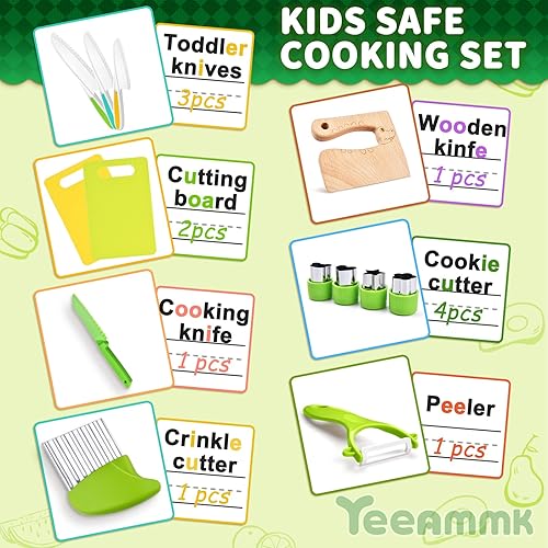 Miniatura 2 de Juguetes de cocina Montessori de 13 piezas para niños pequeños, juegos de cocina reales para niños pequeños, juego de juguetes para cocina real