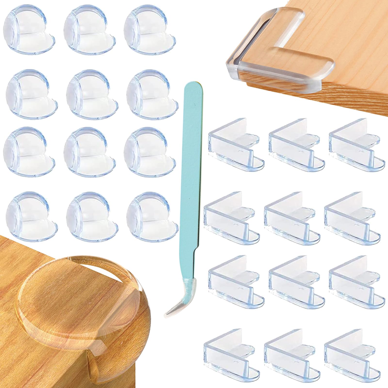 Sicurezza Casa Tavoli Cassette Scale Nastro Paraspigoli Trasparente Per Bambini - Adesivo Extra Forte, 300 Cm, Protezione Per Tavoli, Mobili, Scale E Angoli Paraspigoli Angolari Per Bambini
