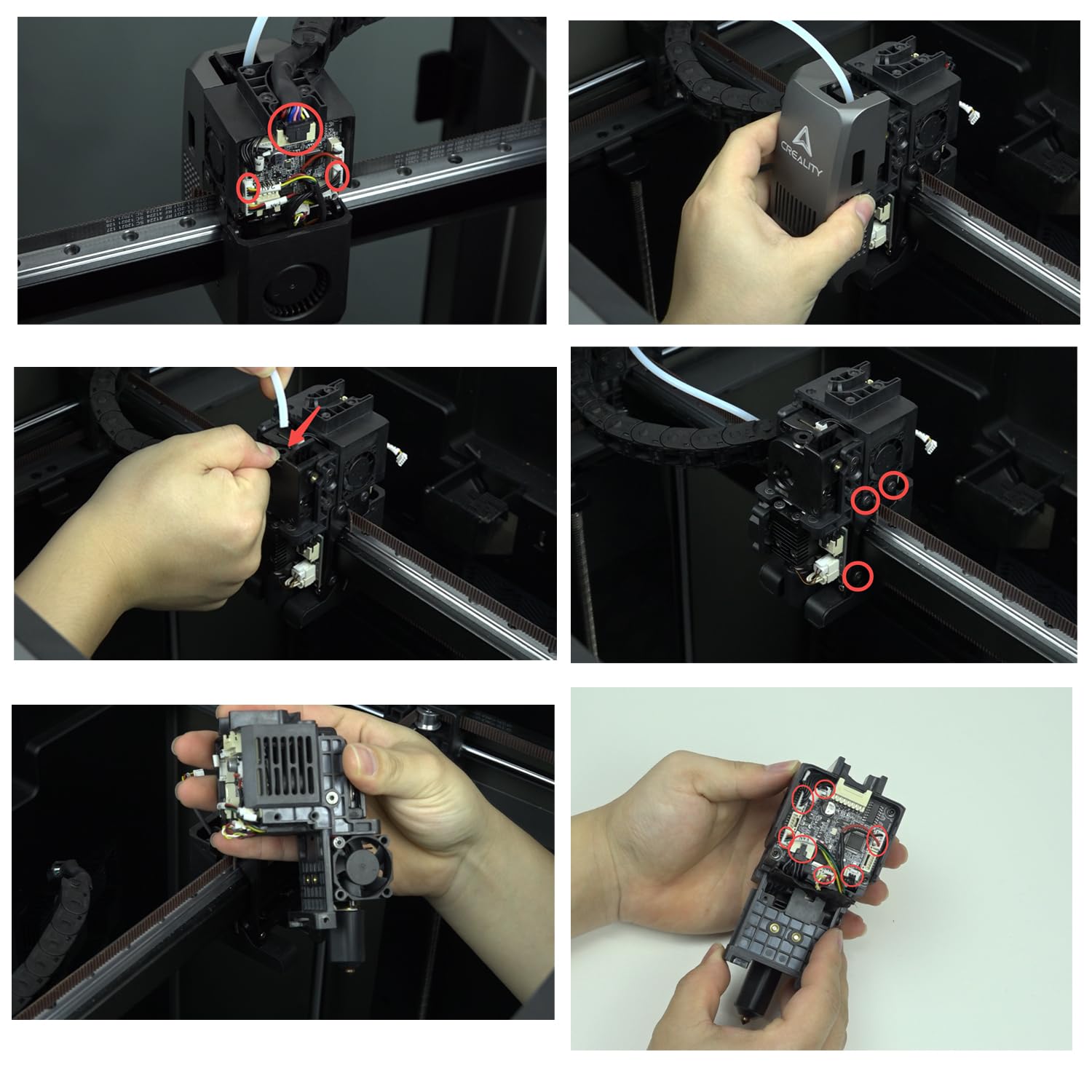 Creality K2/K2 Pro/K2 Plusプリントヘッドアダプタープレート/マザーボードPCBA(GD32F303CBT6