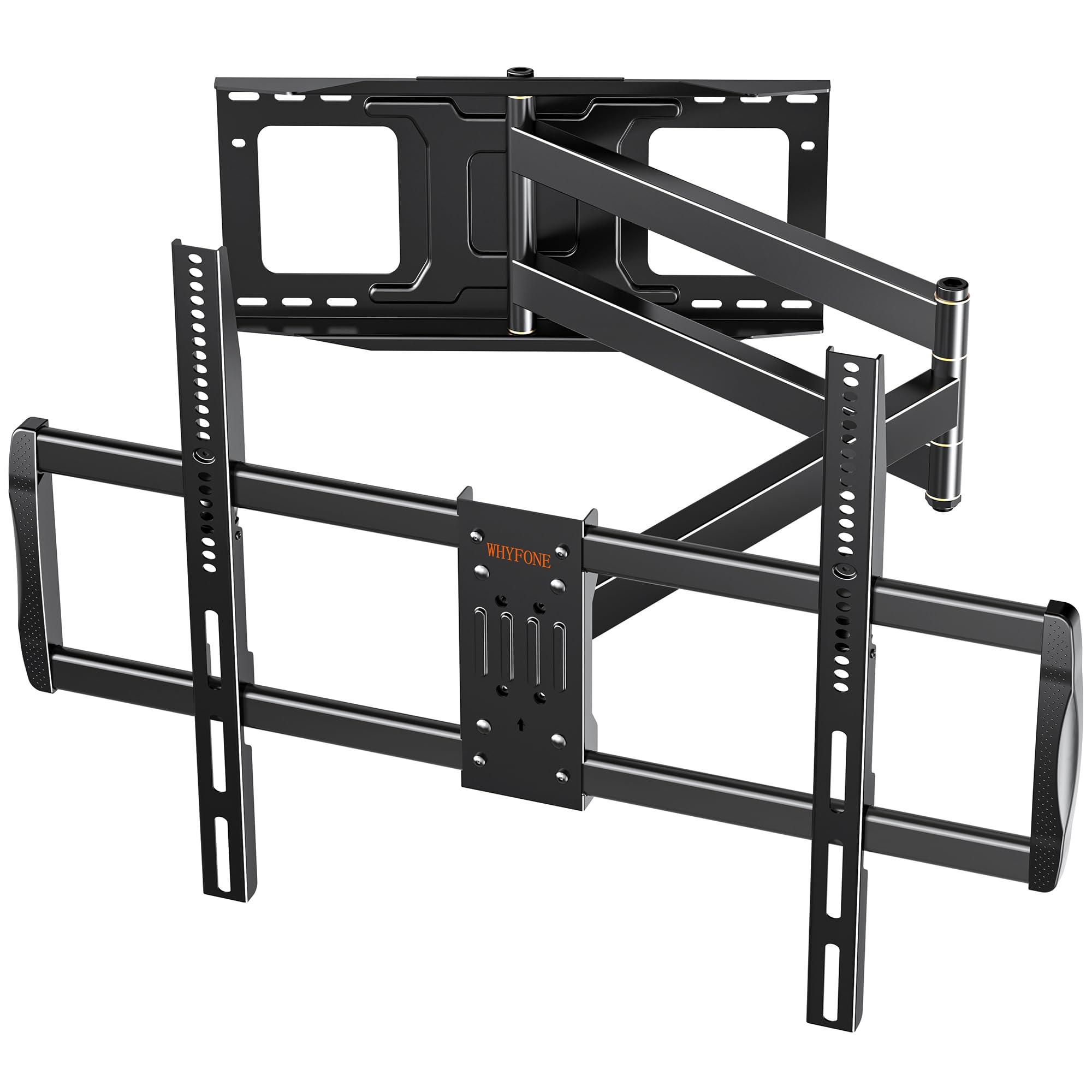 TV Wandhalterung mit 1090mm Langem Arm für 42-110 Zoll Fernseher bis 80kg WHYFONE Heavy Duty XXL Fernsehhalterung Wand Schwenkbar 180° Drehbare Ausfahren Wandhalterung Fernseher Max. VESA 900x600mm