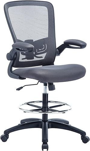 Miniatura 11 de Naomi Home Serena Silla ergonómica de malla de redacción, ajustable, malla transpirable, soporte lumbar, ergonómica y ajustable en altura ajustable