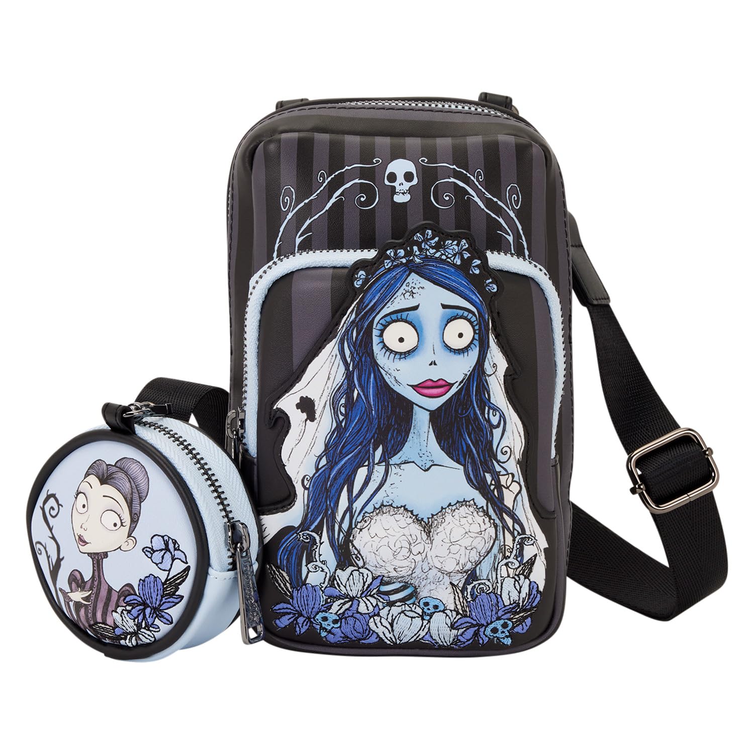 バッグ・ポーチ 00s y2k Corpse Bride shoulder hand bag Amazon.com: Loungefly Warner Bros Corpse Bride Crossbody Sling Bag