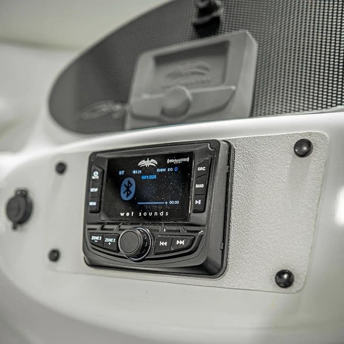 Kit de audio Wet Sounds Recon POD con amplificador y receptor miniatura 8