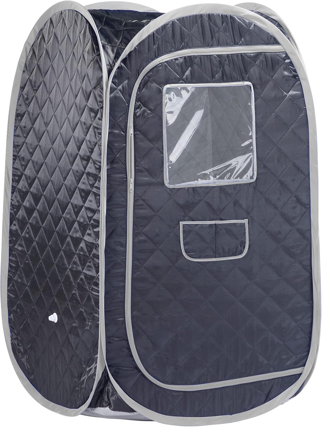 Portable Sauna Tent, Foldable One Person Full Body Spa for Detox Therapy Without Steamer – BlackG