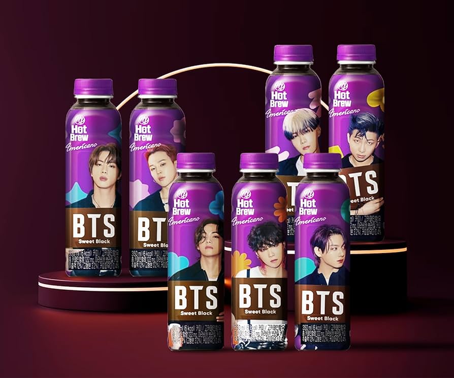 HY BTS Hotbrew Coffee 350 ml | Special Packaging with BTS