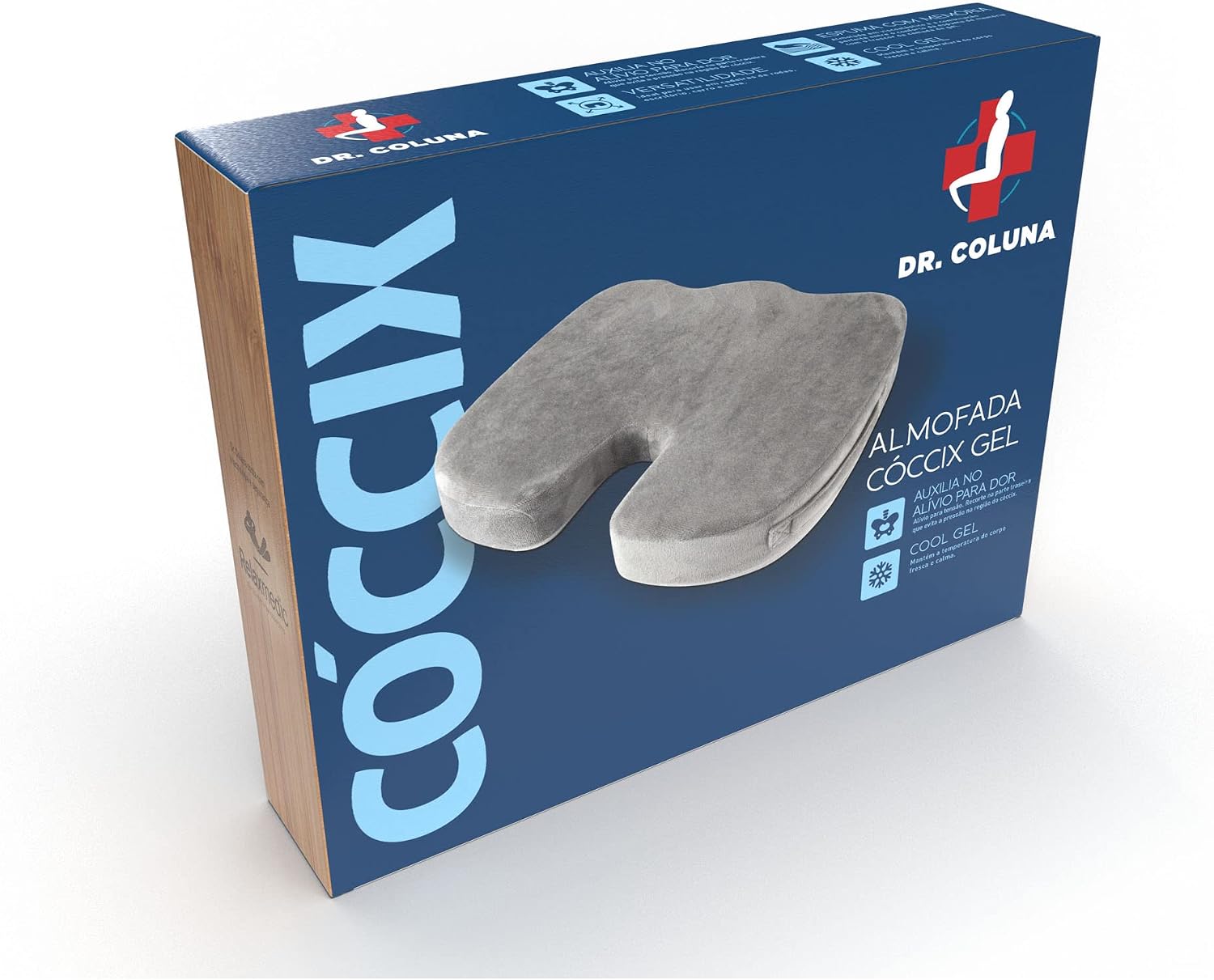 Almofada Para Coccix - Almofada Ortopédica de assento para carro, cadeira de escritório - Ultra Confortável para alívio da dor no cóccix - Visco NASA Gel Dr Coluna Almofada Para Coccix - Almofada Ortopédica de assento para carro, cadeira de escritório - Ultra Confortável para alívio da dor no cóccix - Visco NASA Gel Dr Coluna