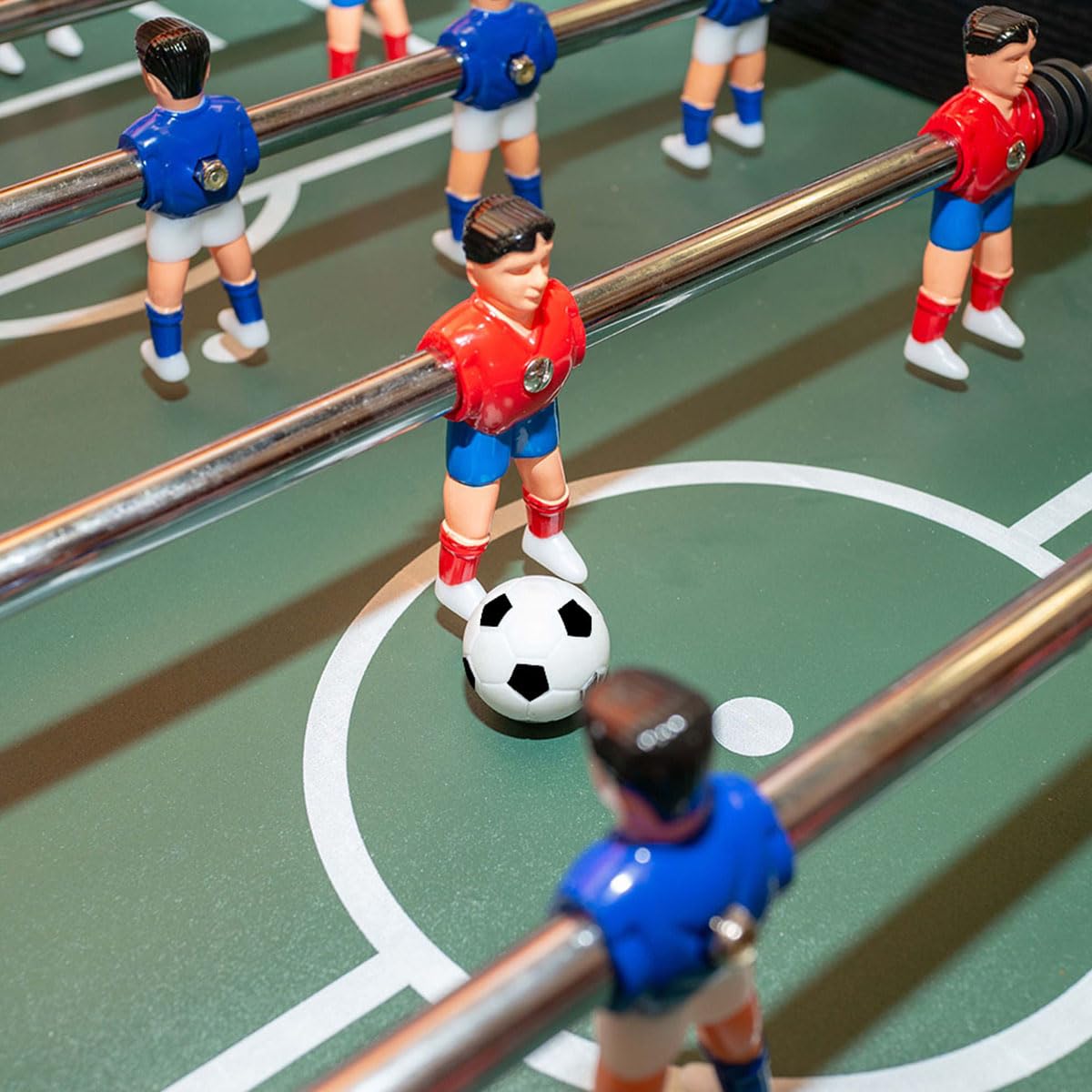 DEVESSPORT Futbolín Semi Profesional MDF | Modelo Clásico con Retorno de Bolas y Gran Estabilidad
