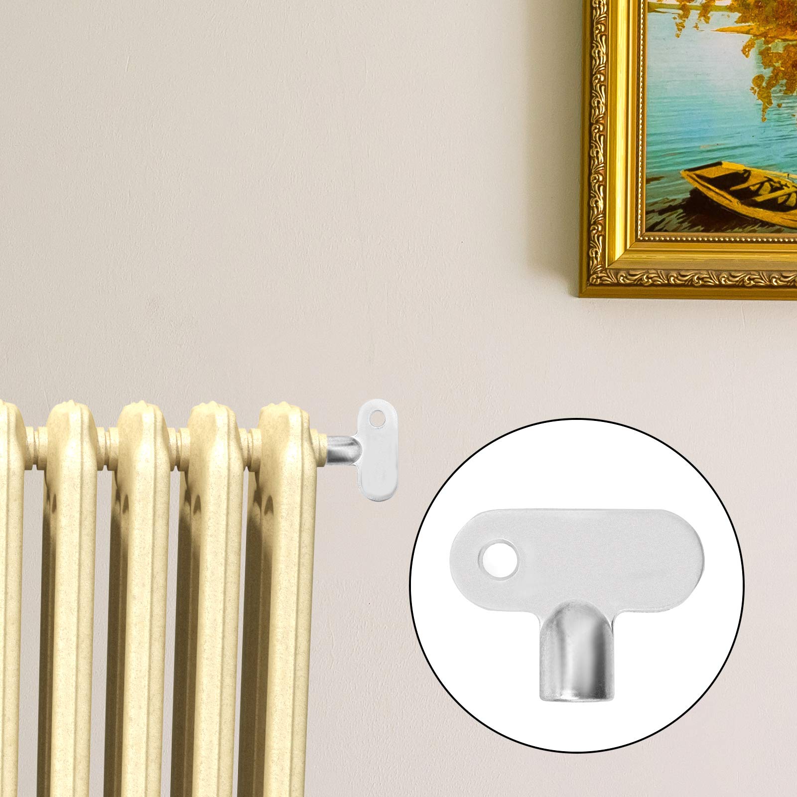 NATIKON Set Of 5 Radiator Bleeding Air Valve Keys – Essential Tool For Efficient Heating System Air Release, Ntkn01