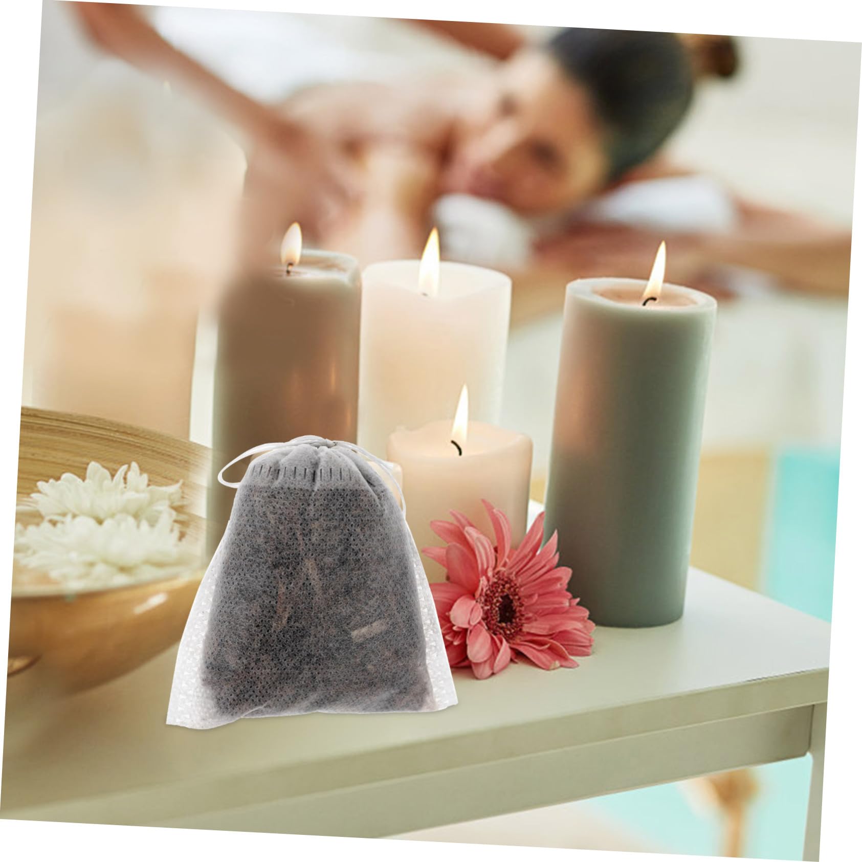 minkissy 4 Set Bustina Di Assenzio Rifornimenti Profumati Deodorante Per Auto Bustina Domiciliare Bustine Di Assenzio Per Armadio Deodorante Per Bustine Bianca Aiye 10 Pezzi * 4
