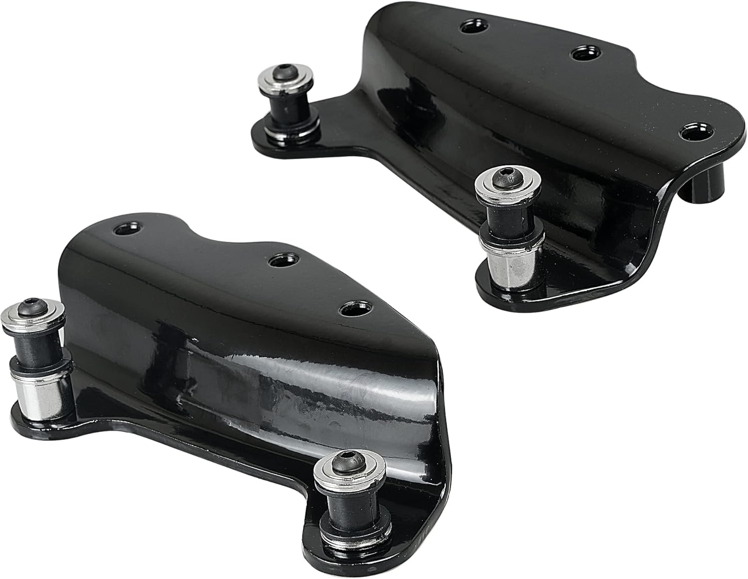 Black for Mounting Backrest Sissy Bar Luggage Rack 4 Point Docking Hardware Kit Compatible with Touring Road King Road Glide Street Glide Electra Glide 2009-2013