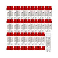 Vista 1 de Tubos de viales criogénicos de PP de 0.1 fl oz, rosca externa, sin código de barras, viales de plástico estériles con tapa de sellado estupenda