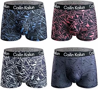 [Ferenbros] ボクサーパンツ メンズ 下着 4枚セット前閉じ 吸水速乾 4Pボクサーブリーフ ローライズ 大きいサイズ