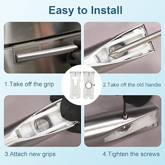 DA61-07540A Upgraded Version for Samsung Refrigerator Freezer Handle Support Samsung Freezer Door Handle Replacement Kit