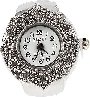 1Pc Relógio Digital Relógio Feminino Anéis De Banda Anéis Masculinos Festival Presente Anel Relógio Para Mulheres Numerais De Dedo Relógio De Quartzo Relógio De Dedo Para Homens