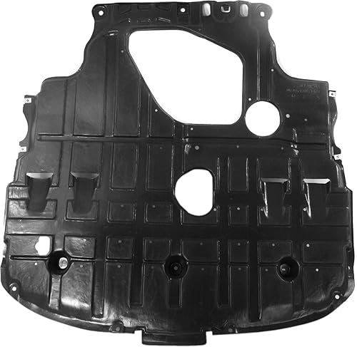 Evan-Fischer - Protector de salpicaduras de motor delantero compatible con Mazda 5 2012-2017, montaje