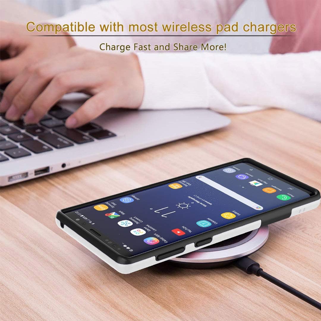 Jeylly for Samsung Galaxy Note 9 Case [3 Color] Slim Hybrid Soft TPU Hard PC Bumper Shockproof Drop Protection Tough Cover for Galaxy Note 9 6.4-inch, Black - Image 6