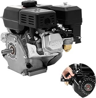 7.5HP 210CC Gas Powered Engine Go Kart Motor Engine 4 Stroke Motor Engine Single Cylinder Air Cooling Gasoline Powered Engines Hand/Electric Start Gas Powered Engine