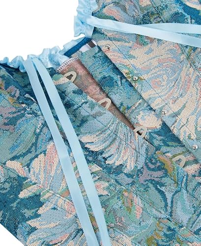 Alivila.Y Fashion Espartilho feminino com cadarço, modelador de busto, corpete para mulheres, Margar