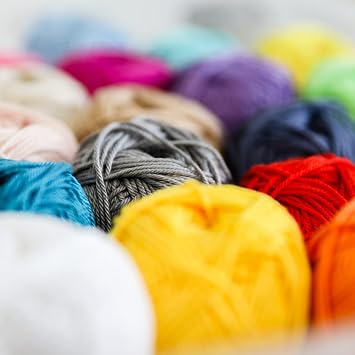 Gründl Wolle Cotton Quick Plain Crochet Yarn 1 Ball 50 g Cherry