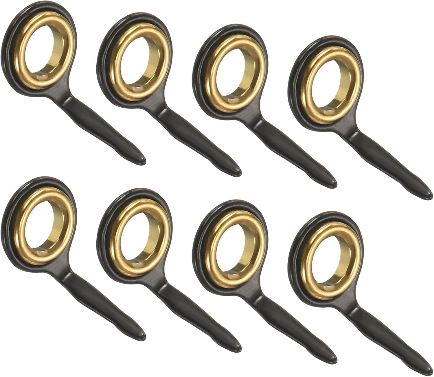 PATIKIL 3.7mm Fishing Rod Guide Repair Kit, 8 Pack Iron