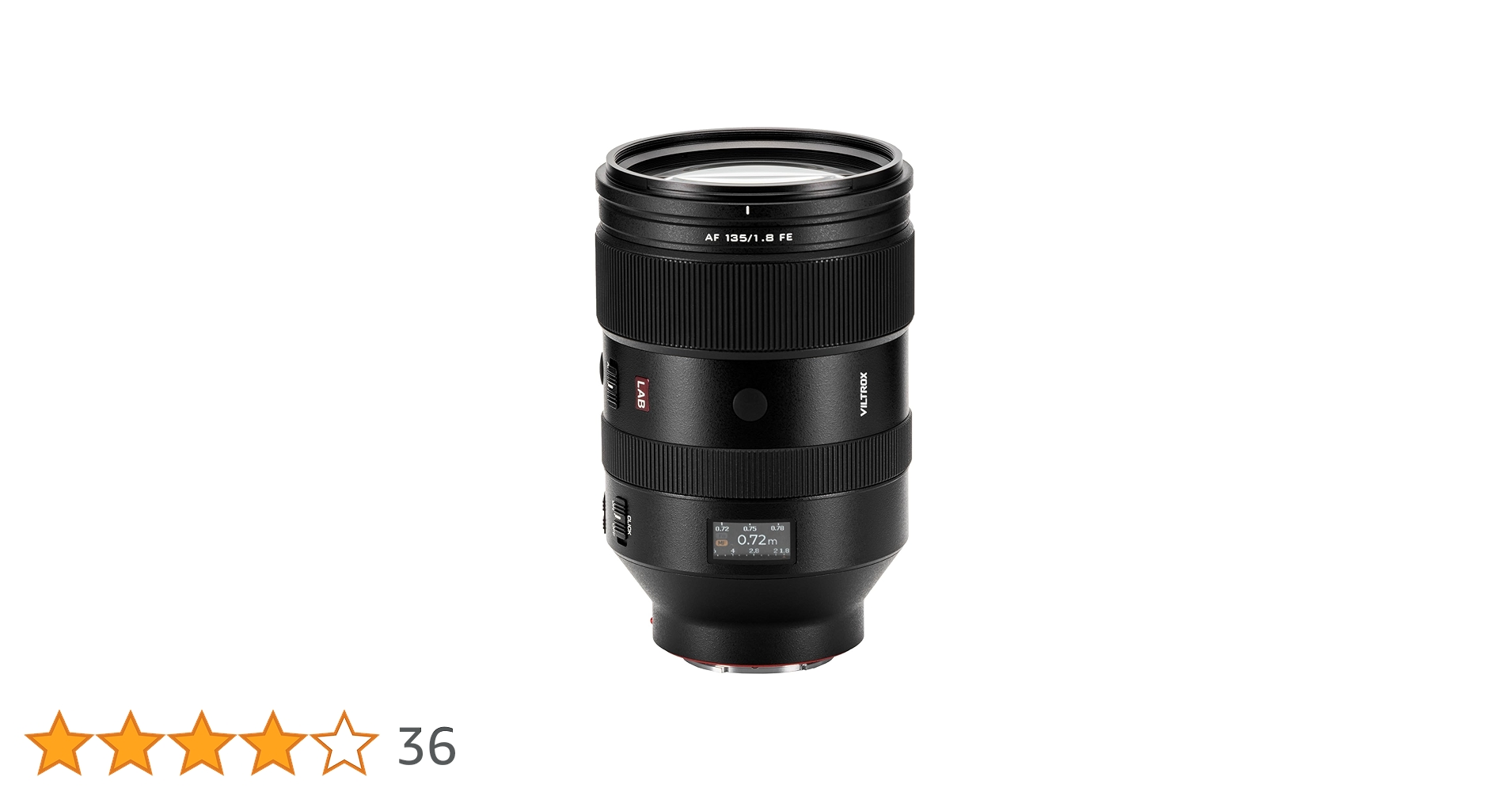 Amazon.co.jp: VILTROX AF 135mm F1.8 LAB FE レンズ ソニー Eマウント