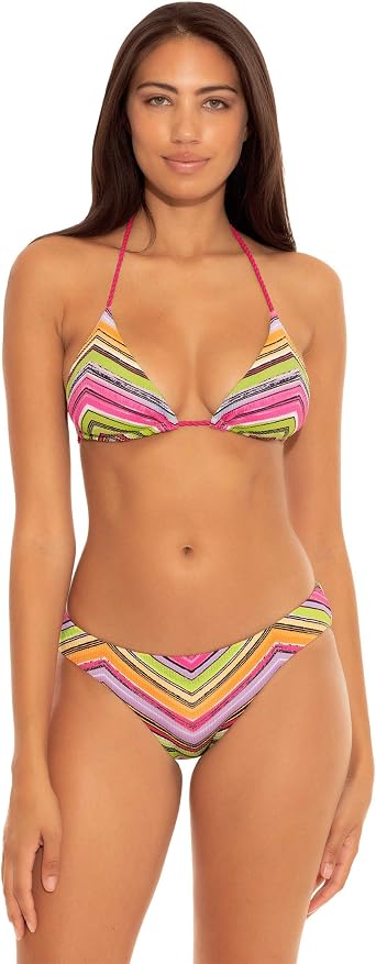 BECCA by Rebecca Virtue Farah Cheryl Reversible Sliding Triangle Top