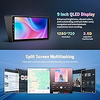 Vista 5 de Eonon Estéreo de coche de 6+64 GB para BMW Serie 3 2005-2011 (E90/E91/E92/E93), Android 13 Wireless CarPlay y Android Auto, unidad principal de 9