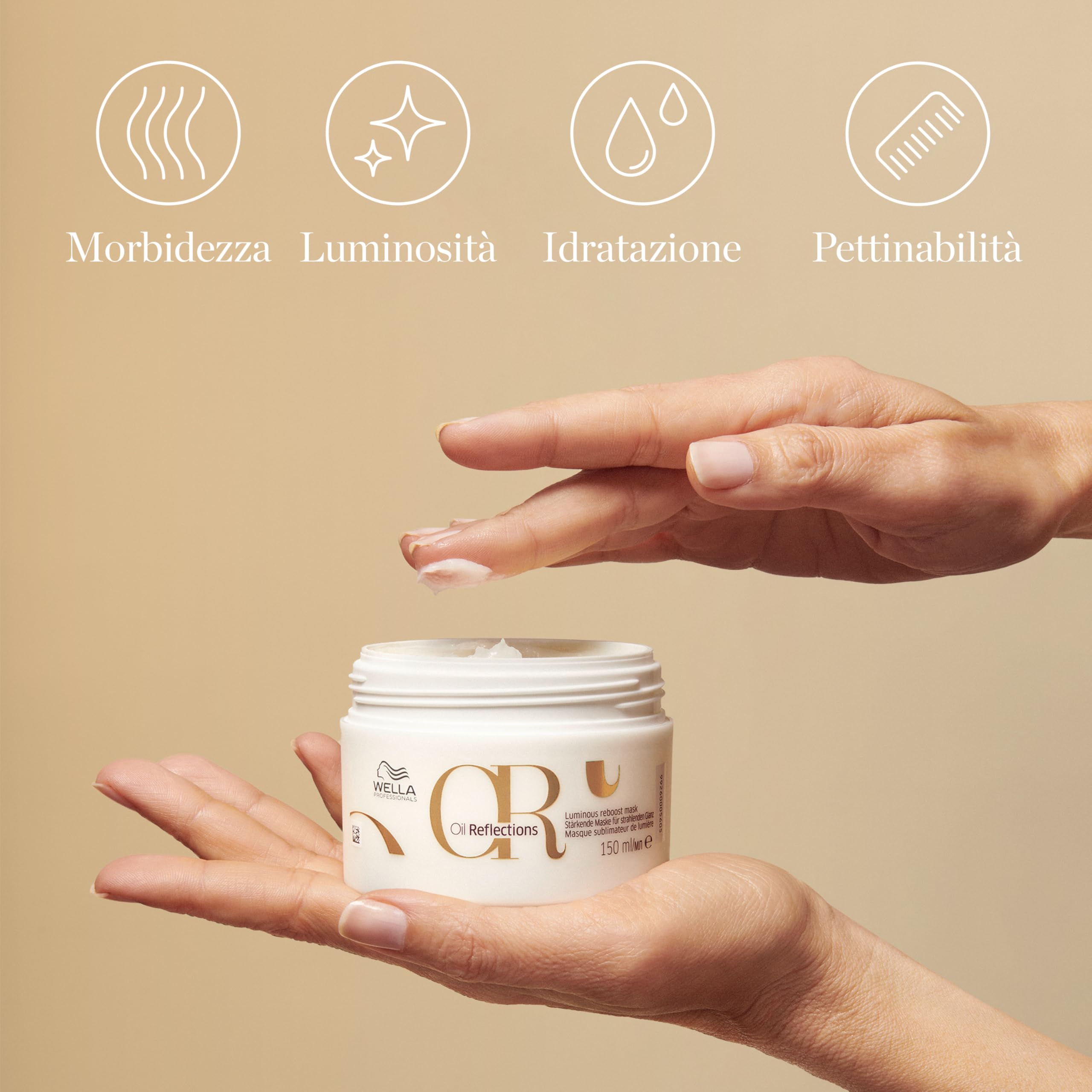 Wella Professionals OIL REFLECTIONS Luminous Reboost Nourishing Hair Mask – Per capelli luminosi e setosi 500 ml