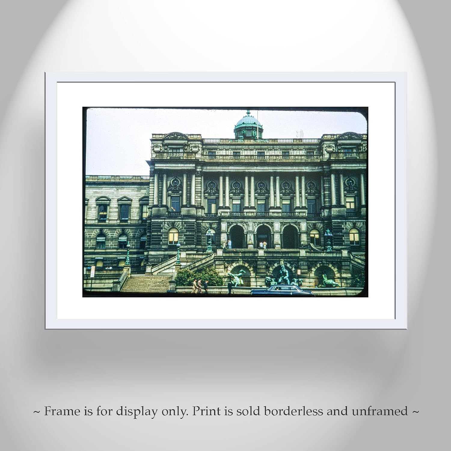 Vintage Washington DC Photograph of Library of Congress Building